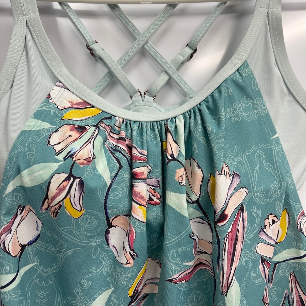 Calia 2-in-1 Tankini Top in Botanical‎ Gardens Size XS - Picture 5 of 9